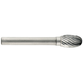 Fraise lime carbure ovale -TivolyNorm -Denture fine -Forme C (Tube)  / Ø: 6 / d2: 6 / L: 50
