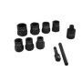 10 pièces -7 douilles d'extraction entrainement 3/8" Ø 10 à 19mm + accessoires -IMPACT