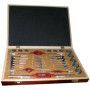 Coffret 37 pièces tarauds  & filières  TIVOLY