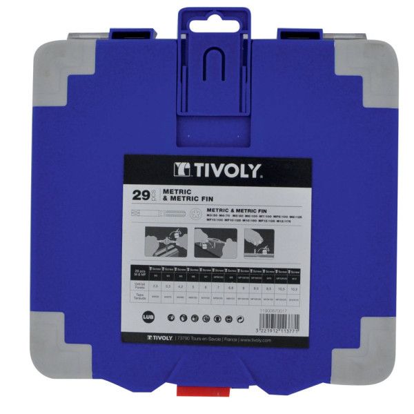 Coffret de Tarauds et Filières 110 pièces Kraftmuller - D Stock41, tareaux et fi