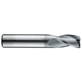 Fraise à rainurer carbure -Revêtue ALCRONA -DIN6527L -Z3 -e8 -Hél. 30° -Chanfrein Longue (Tube) / Ø: 10 0