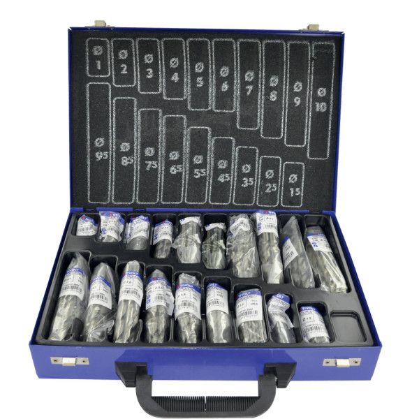 170 forets métaux HSS rectifiés pointe en croix Ø 1 à 10mm par 1/2 ACCESS