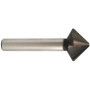 Fraise à noyer PERFECTCUT 90° HSS-E5 (cobalt 5%) Revêtues TiAlN -DIN 335C-Affûtage ASYPOINT-Queue à 3 méplats/ Ø: 16.5 / L: 60