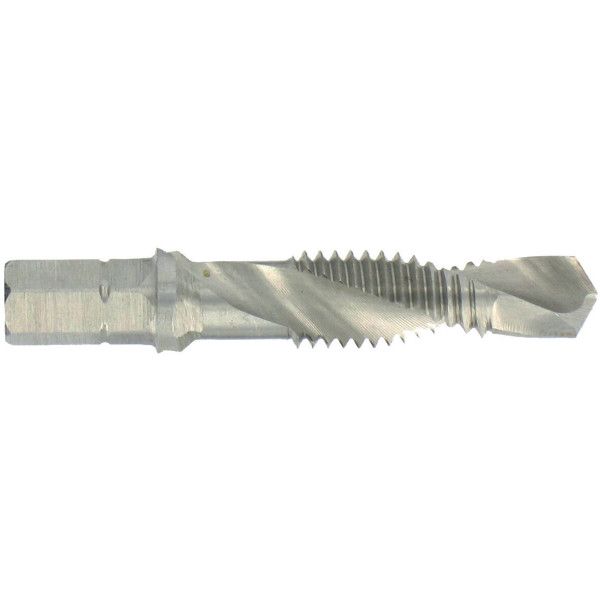 Foret Taraudeur Fraisureur machine Standard HSS -M -Tivoly Norm -Entrée droite -Queue hexagonale. (Etui plastique) / Ø: 4 X 0.7