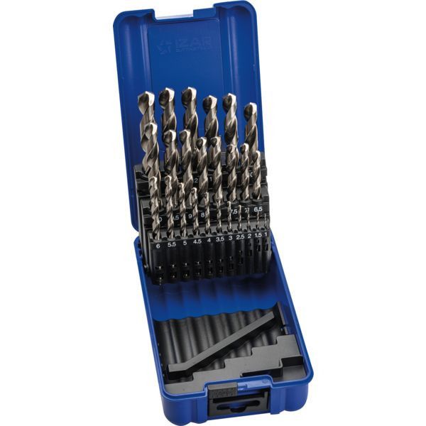 Tivoly T-Box Bohrer-Set HSS – 25 Stück, Ø 1 Bis 13 Mm In 0,5 Mm Schritten, Für Metall