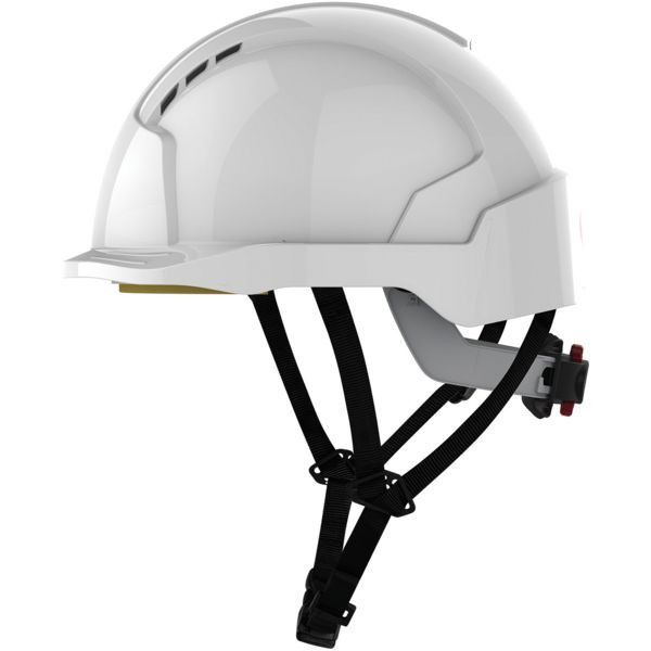 CASQUE EVOLITE MONTEUR VENTILE MICRO VISIERE, JUGULAIRE 4 POINTS