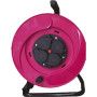 ENROULEUR 25M H07RNF 3G2.5 - 4 SOCLES - OCTOBRE ROSE