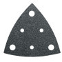 Feuille abrasive triangulaire perforée - Grain 60 - Pack de 50 - FEIN