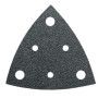 Feuille abrasive triangulaire perforée - Grain 80 - Pack de 50 - FEIN