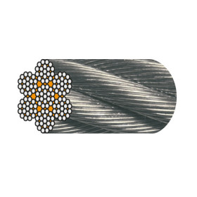CÂBLE D.10,0 MM GALVA AM 7x19 CRM 7242 KG