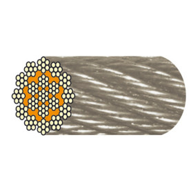 CÂBLE D.6,00 MM INOX AM 19x7 CRM 2130 KG CRM 2130 KG