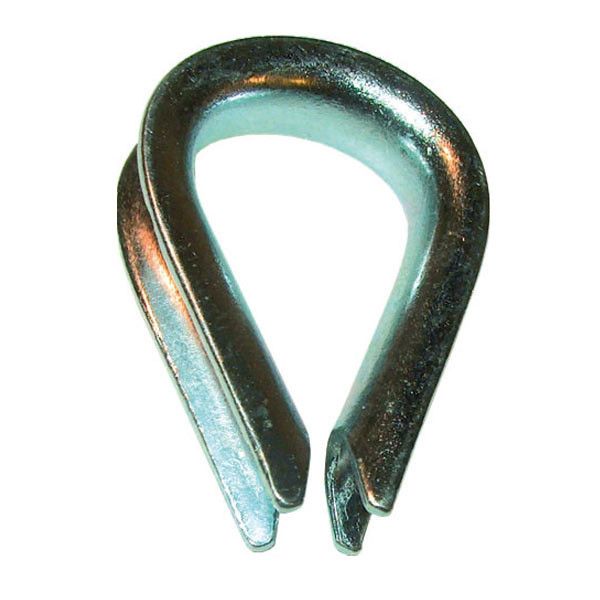 COSSE COEUR P.O. CÂBLE D.6 MM ACIER GALVA