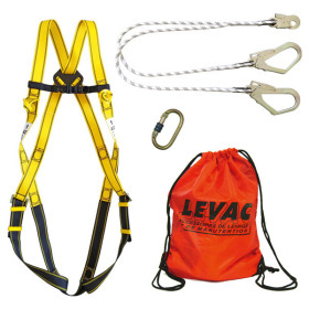 KIT ECHAFAUDAGE HARNAIS 3800A + LONGE 3802C15 + MOUSQUETON
