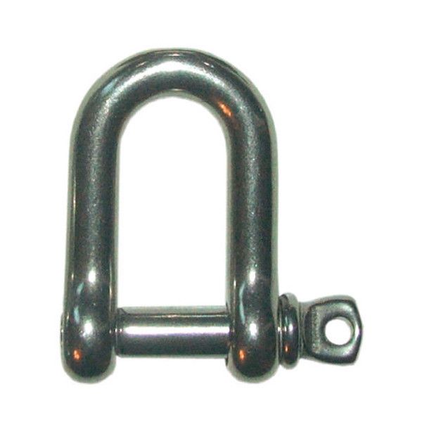 MANILLE DROITE D.12 MM INOX CHARGE INDICATIVE 630 KG