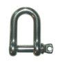 MANILLE DROITE D.6 MM INOX CHARGE INDICATIVE 100 KG