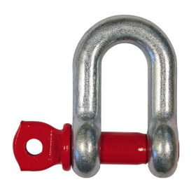 MANILLE DROITE H.R. GALVA CMU 13,5 T AXE A OEIL 13/8 ACIER ALLIÉ