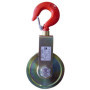 POULIE A CÂBLE A CHAPE BR CMU 2000 KG RÉA B.BRONZE D200 MM CÂBLE D.14/16 MM