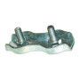 SERRECÂBLE PLAT D.2 MM 2 BOULONS ACIER ZINGUÉ