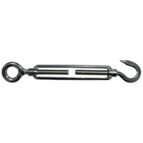 TENDEUR INOX D.6 MM CROCHET + OEIL SWL 75 KG