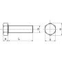 VIS A METAUX TETE HEXAGONALE FILETAGE TOTAL INOX A2 (ACTON 62101)