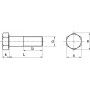 VIS A METAUX TETE HEXAGONALE FILETAGE PARTIEL INOX A2 (ACTON 62102)