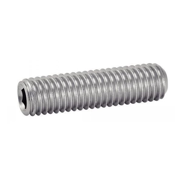 VIS SANS TETE SIX PANS CREUX BOUT CUVETTE INOX A2 (ACTON 62207)