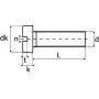 VIS A METAUX TETE CYLINDRIQUE FENDUE INOX A2 (ACTON 62210)