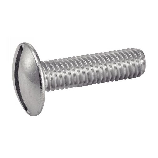 VIS A METAUX TETE RONDE LARGE -POELIER- FENDUE INOX A2 (ACTON 62212)