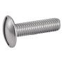 VIS A METAUX TETE RONDE LARGE -POELIER- FENDUE INOX A2 (ACTON 62212)