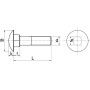 VIS A METAUX TETE RONDE COLLET CARRE INOX A2 (ACTON 62213)