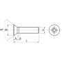 VIS A METAUX TETE FRAISEE POZIDRIVE INOX A2 (ACTON 62214)
