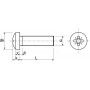 VIS A METAUX TETE CYLINDRIQUE POZIDRIVE INOX A2 (ACTON 62216)