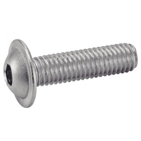 VIS A METAUX TETE BOMBEE SIX PANS CREUX A EMBASE INOX A2 (ACTON 62225)