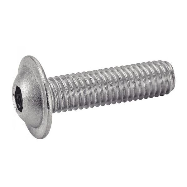 VIS A METAUX TETE BOMBEE SIX PANS CREUX A EMBASE INOX A2 (ACTON 62225)