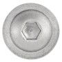VIS A METAUX TETE BOMBEE SIX PANS CREUX A EMBASE INOX A2 (ACTON 62225)
