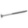 VIS POUR BOIS AGGLOMERE TETE FRAISEE SIX LOBES FILETAGE PARTIEL INOX A2