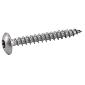 VIS A BOIS TETE CYLINDRIQUE LARGE SIX LOBES POUR PENTURES INOX A2 (ACTON 62310)