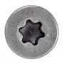 VIS POUR BOIS AGGLOMERE TETE FRAISEE SIX LOBES FILETAGE TOTAL INOX A2