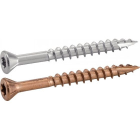 VIS TERRASSE TETE FRAISEE REDUITE SIX LOBES INOX A2