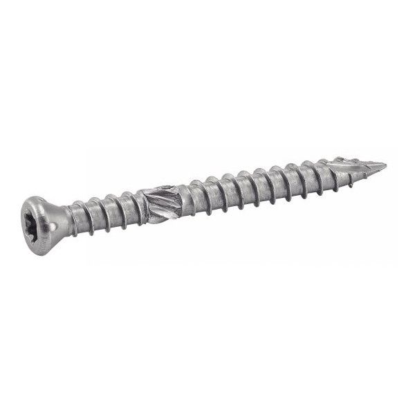 VIS POUR TERRASSE TETE FRAISEE REDUITE SIX LOBES DOUBLE FILET INOXA2