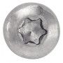 VIS A TOLE TETE CYLINDRIQUE LARGE SIX LOBES INOX A2 (ACTON 62407)
