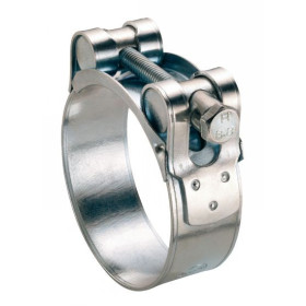COLLIER DE SERRAGE A TOURILLONS POUR TUYAU EPAIS ET ARME ACIER ZINGUE