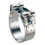 COLLIER DE SERRAGE A TOURILLONS POUR TUYAU EPAIS ET ARME ACIER ZINGUE