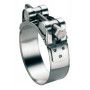 COLLIER DE SERRAGE A TOURILLONS POUR TUYAU EPAIS ET ARME INOX A2