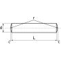 GOUPILLES CYLINDRIQUES INOX A1