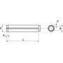 GOUPILLES ELASTIQUES SERIE EPAISSE -E- INOX A1 (ACTON 62702)