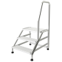 Marchepied aluminium avec rampe