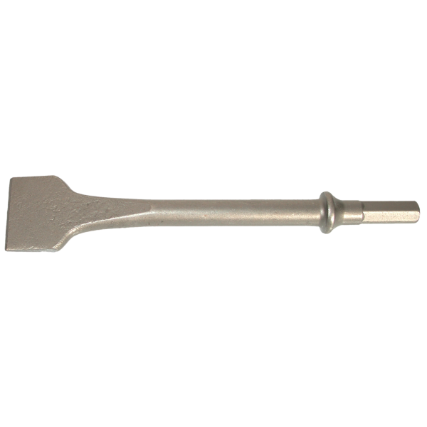 Burin long hexagonal Plat large 32x175mm pour marteaux-burineurs 190mm
