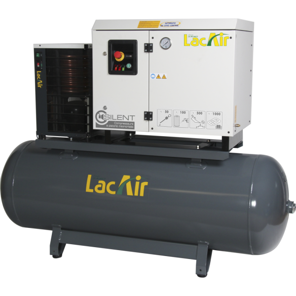 Compresseur insonorisé C50/500 SC-D - 50 m³/h tri - 500 Lts - 10 bar - sécheur