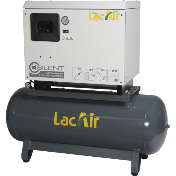 Compresseur fixe insonorisé C36/270 D - 36 m³/h triphasé - 270 litres - 10 bar